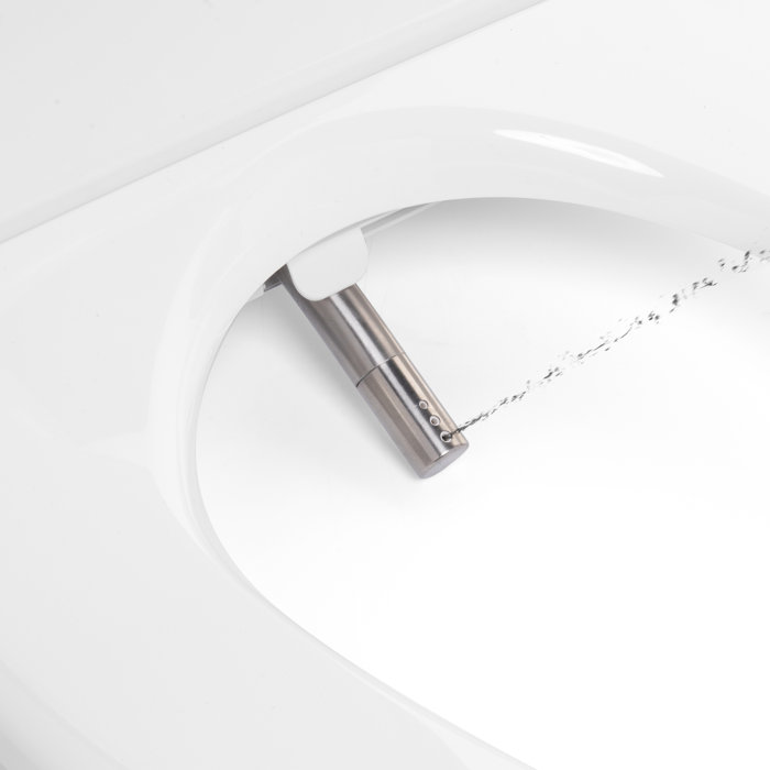 Brondell Swash Thinline T44 Luxury Bidet Toilet Seat with Remote